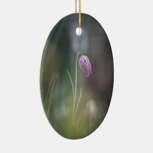 チェスフラワー自然写真 セラミックオーナメント (右)