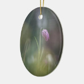 チェスフラワー自然写真 セラミックオーナメント (左)