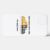 チェスプレイヤー考えは常に2つ前に移動 Case-Mate iPhoneケース (裏面 (横))