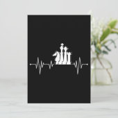 チェスプレーヤギフトアイディアチェス駒ハートビート シーズンカード (スタンド正面)