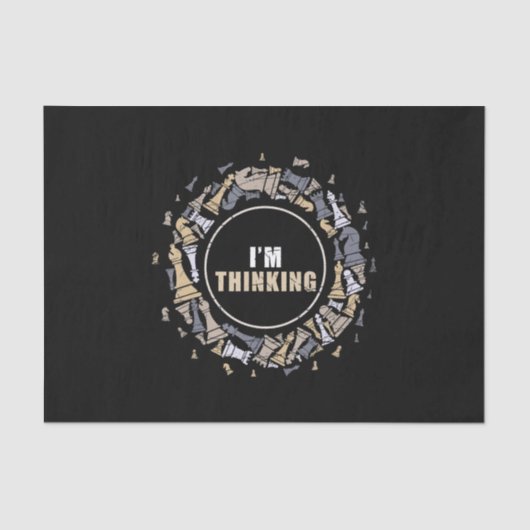 チェスプレーヤーおたくチェス恋人ギフトチェス 薄葉紙 (正面)