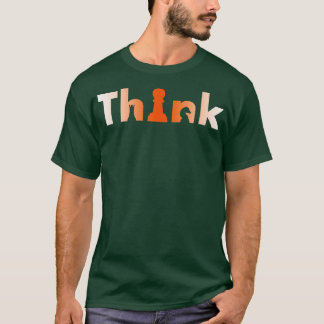 チェスプレーヤーのトーナメントThinkers 頭が切れる 7 Tシャツ