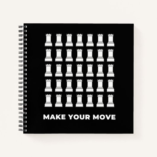 チェスプレーヤーのノートブック |チェスの恋人の夢 ノートブック (正面)