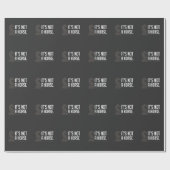 チェスプレーヤーの引用文の騎士駒が馬ではありません ラッピングペーパー (フラット)