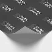 チェスプレーヤーの引用文の騎士駒が馬ではありません ラッピングペーパー (角)