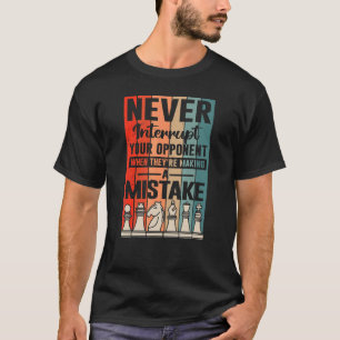 チェスプレーヤーの相手に割り込まない Tシャツ