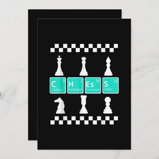 チェスプレーヤー愛好者定期おもしろい表ギフトマン シーズンカード (正面/裏面)