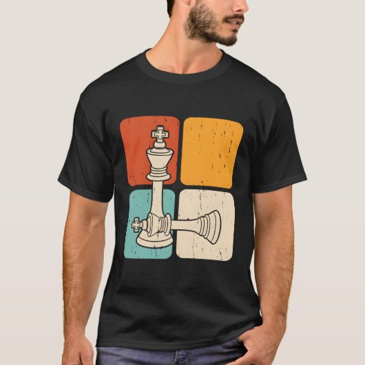 チェスプレーヤー用チェス Tシャツ (正面)