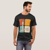 チェスプレーヤー用チェス Tシャツ (正面フル)