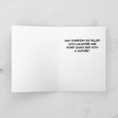 チェスプレーヤー誕生日カード カード (内部)