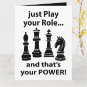 チェスプレーヤー誕生日 カード (黄色い花)