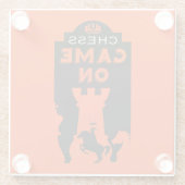 チェスプレーヤー ガラスコースター (裏面)