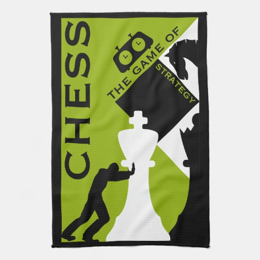 チェスプレーヤー キッチンタオル (縦)