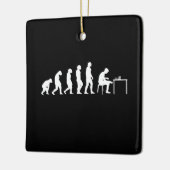 チェスプレーヤー セラミックオーナメント (左)