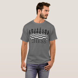 チェスプレーヤー、チェスゲーム愛好家 Tシャツ