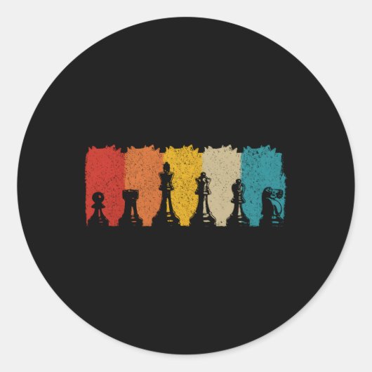 チェスプレーヤー ラウンドシール (正面)