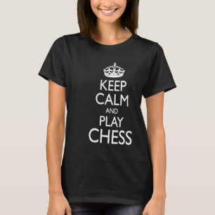 チェスプレー保ヤミーム遊Calmand Chess Tシャツ
