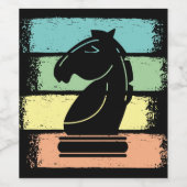 チェスホースレトロ ワインラベル (シングルラベル)