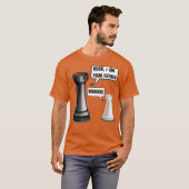 チェスボおもしろいードプレーヤーのユーモア恋人Rook I Am Tシャツ (正面フル)