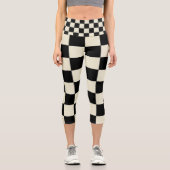 チェスボードのレカプカ カプリレギンス (正面)