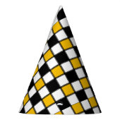 チェスボードスタイル パーティーハット (左)