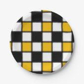 チェスボードスタイル ペーパープレート (正面)