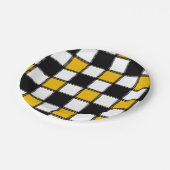 チェスボードスタイル ペーパープレート (アングル)