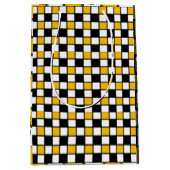 チェスボードスタイル ミディアムペーパーバッグ (正面)