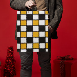 チェスボードスタイル ミディアムペーパーバッグ