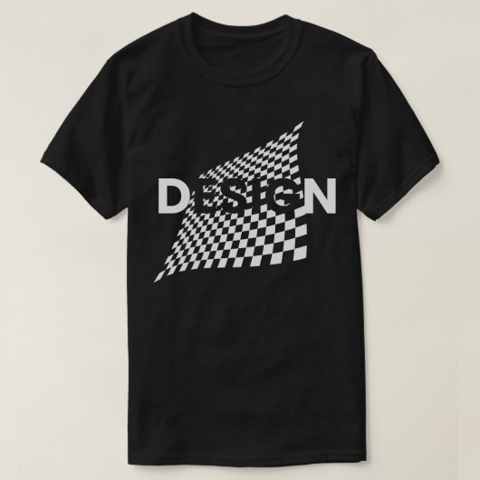 チェスボードデザイン Tシャツ (デザイン正面)