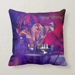 チェスボード付きクリス・カフェリー・ジェスター クッション