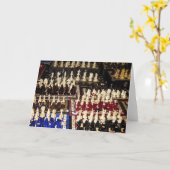 チェスボード狂いカード カード (黄色い花)