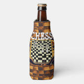 チェスボード スタイル ボトルクーラー (ボトル正面)