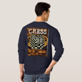 チェスボード スタイル Tシャツ (裏面フル)
