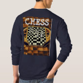 チェスボード スタイル Tシャツ (裏面)