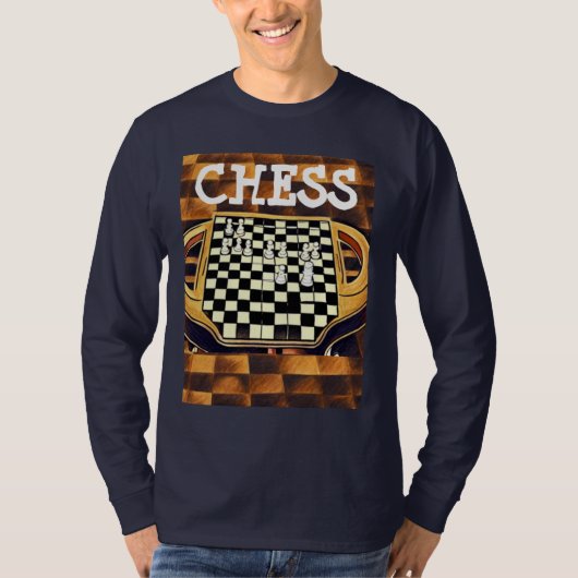 チェスボード スタイル Tシャツ (正面)