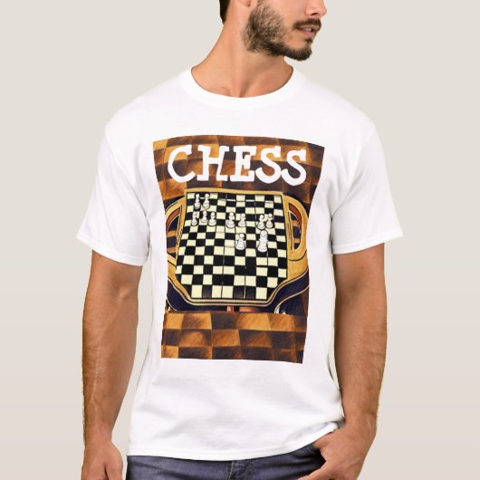 チェスボード スタイル Tシャツ (正面)