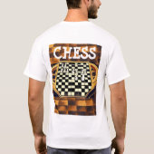 チェスボード スタイル Tシャツ (裏面)