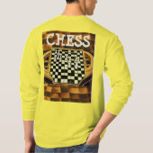 チェスボード スタイル Tシャツ (裏面)