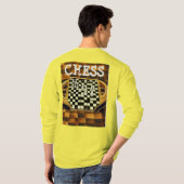 チェスボード スタイル Tシャツ (裏面フル)