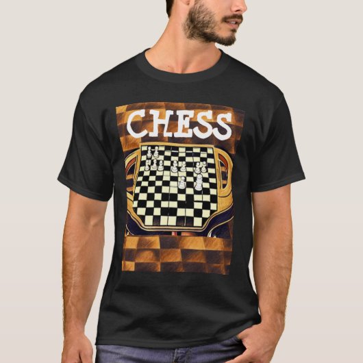 チェスボード スタイル Tシャツ (正面)