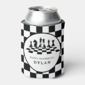 チェスボード&ピースゲームナイトハッピーバースデー 缶クーラー (缶正面)