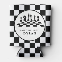 チェスボード&ピースゲームナイトハッピーバースデー 缶クーラー