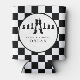 チェスボード&ピースゲームナイト任意の年齢誕生日 缶クーラー
