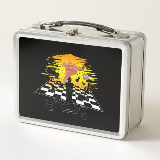 チェスマスタ メタルランチボックス (正面)