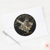 チェスマニアック蔵書票 ラウンドシール (封筒)