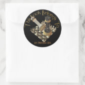 チェスマニアック蔵書票 ラウンドシール (バッグ)