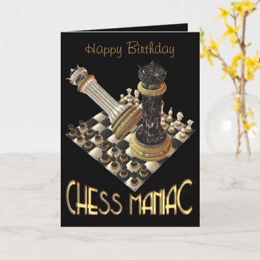 チェスマニア カード (黄色い花)