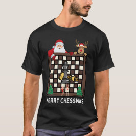 チェスメリーのクリスマス – Christmas Chess Tシャツ