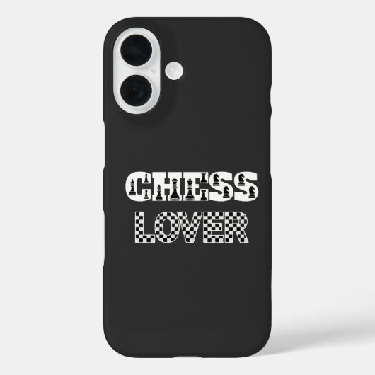 チェスワード白文字ラバーボードパターン Case-Mate iPhoneケース (裏面)